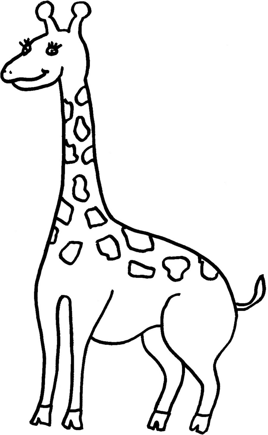 template-of-a-giraffe-giraffe-template-clipart-best-after-the