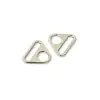 Triangle Rings Nickel 1 Inch (25mm) x 2 by Sallie Tomato