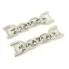 Chain Strap Connectors 1/2 Inch 12mm Nickel x 2 by Sallie Tomato