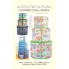 Covered Oval Crates Bag Pattern by Aunties Two AT661 - Image of pattern cover