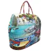 Giant Poppins Bag Pattern AT649 by Aunties Two - Image of Pattern Cover