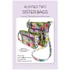 Sister Bag Pattern AT625 by Aunties Two - Image of Pattern Cover