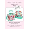 Mini Poppins Bags Pattern AT629 by Aunties Two - Image of Pattern Cover