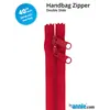 By Annie 40 Inch Handbag Zipper Hot Red - See Video