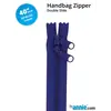 By Annie 40 Inch Handbag Zipper Cobalt - See Video