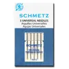 Schmetz 70/10 UNIVERSAL Sewing Machine Needle  - Packet of 5 Needles -  Needles Sized 60/8 and 70/10 are for Very Fine Fabric Weights like Fine Silk, Chiffon, Organza, Voile and Fine Lace