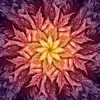 Mulberry Dream Big Leaf Hoffman Quilt Panel 43 x 43 Inches Digital Print - HR4617-428