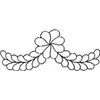 Feather Flower Swag #30426