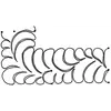 Uneven Feather Border, Small #30481