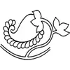 Vine Series, Paisley Feather #30443
