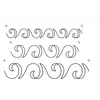 Swirl Border Sashing, 3x #30640