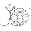 Plume Array Border #30574