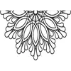 Feather Doily 14" #30564