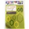 Lozenge (Elongated Hexagon) Donut Patchwork Template Set