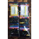 2 x Black Fireworks Rainbows aka Jelly Roll Plus Free Buddies Star Quilt Pattern