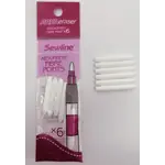 Aqua Eraser 6 x Nib Refills Only by Sewline