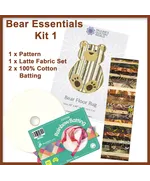 Bear Floor Jelly Roll Rug Pattern and Kit (2 Kits Available)