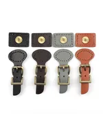 Genuine Leather 2 Piece Magnetic Bag Closure Clasp Multiple Colours Available