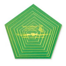 Pentagon Small Set Patchwork Templates Matilda's Own 2 Sewing Buddies Australia