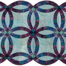 Wedding Ring Bed Runner Pattern Judy Niemeyer 2 Sewing Buddies Australia