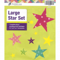 Star Set Large Patchwork Template Matilda's Own Sewing Buddies Australia