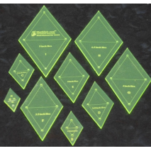 Diamond Set Small Patchwork Template Set Matilda's Own 4 Sewing Buddies Australia