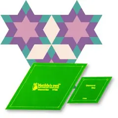Diamond Star Patchwork Template - Matilda's Own