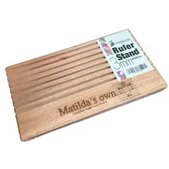 Wooden Ruler Stand 3mm thick slots by Matilda's Own