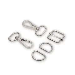 Basic 3 Nickel 3/4 Inch (19mm) Hardware Kit by Sallie Tomato