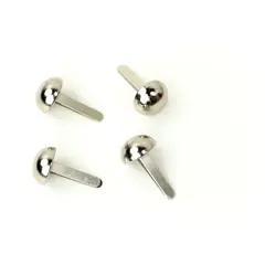Dome Bag Feet Nickel 1/2 Inch (12mm) x 4 by Sallie Tomato