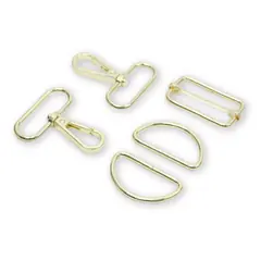 Basic 3 Gold 1-1/2 Inch (38mm) Hardware Kit by Sallie Tomato