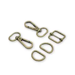 Basic 3 Antique 3/4 Inch (19mm) Hardware Kit by Sallie Tomato