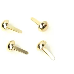 Dome Bag Feet Gold 1/2 Inch (12mm) x 4 by Sallie Tomato
