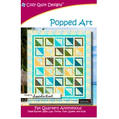Popped Art Pattern by Cozy Quilt Designs - Image of Pattern Cover