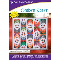 Ombre Stars Pattern by Cozy Quilt Designs - Image of Pattern Cover