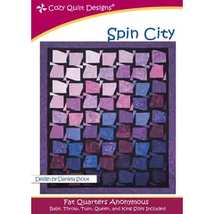 Spin City Pattern by Cozy Quilt Designs - Image of Pattern Cover