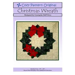 Christmas Wreath Pattern by Cozy Quilt Designs
