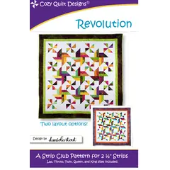 Revolution Pattern by Cozy Quilt Designs - Image of Pattern Cover