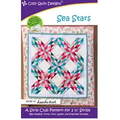 Sea Stars Pattern by Cozy Quilt Designs - Image of Pattern Cover
