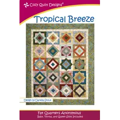 Tropical Breeze Pattern by Cozy Quilt Designs - Image of Pattern Cover