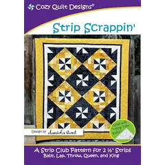 Strip Scrappin Pattern by Cozy Quilt Designs - Image of Pattern Cover