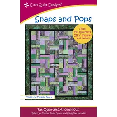 Snaps and Pops Pattern by Cozy Quilt Designs - Image of Pattern Cover