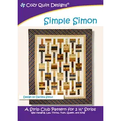 Simple Simon Pattern by Cozy Quilt Designs - Image of Pattern Cover