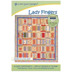 Lady Fingers Pattern by Cozy Quilt Designs Image of Pattern Cover