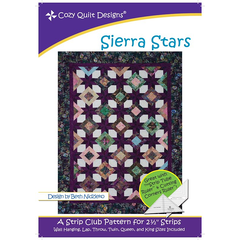 Sierra Stars Pattern by Cozy Quilt Designs - Image of Pattern Cover
