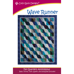 Wave Runner Pattern by Cozy Quilt Designs - Image of Pattern Cover
