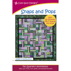 Snaps and Pops Pattern by Cozy Quilt Designs - Image of Pattern Cover