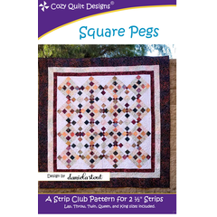 Square Pegs Pattern by Cozy Quilt Designs - Image of Pattern Cover