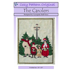 The Carolers Pattern by Cozy Quilt Designs - Image of Pattern Cover