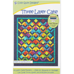 Three Layer Cake Pattern by Cozy Quilt Designs - Image of Pattern Cover